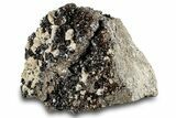 Glittering Sphalerite with Dolomite - Pine Point Mine, Canada #261956-1